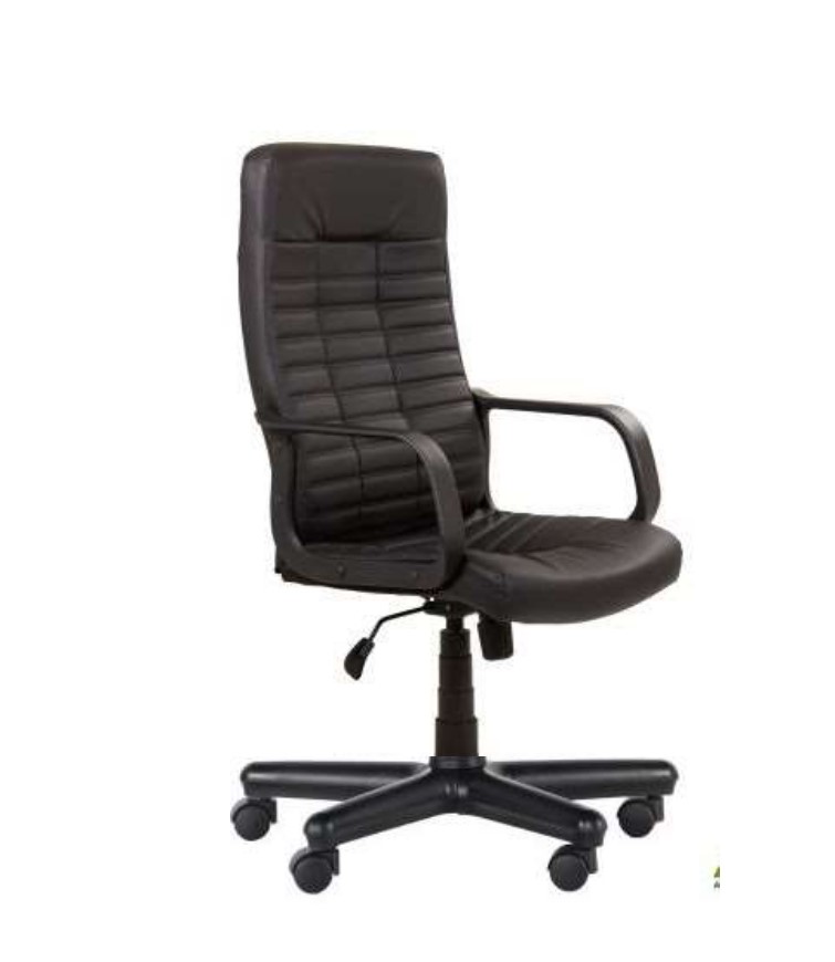 Крісло офісне AMF Атлет PL М Tilt Шкірозамінник чорний (218695)